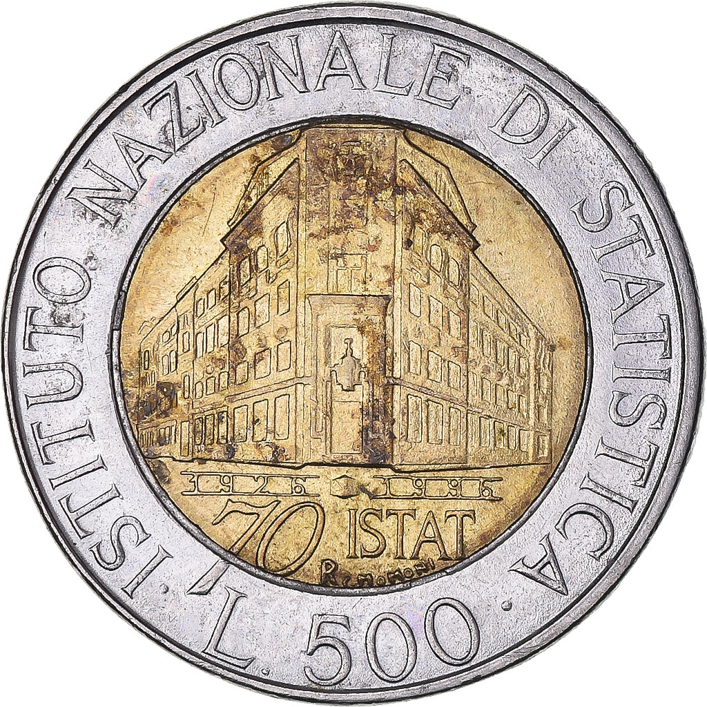 Munten, Italië, 500 Lire, 1996, Rome, FR+, Bi-Metallic, KM:181