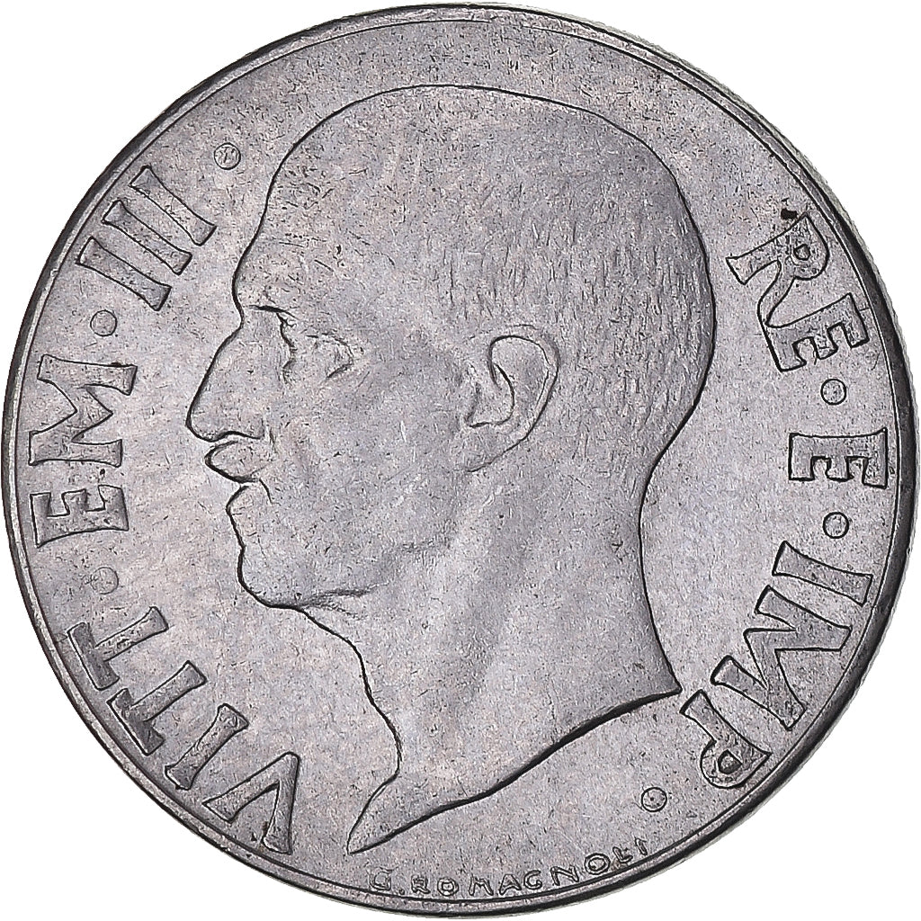 Moneda, Italia, 20 Centesimi, 1942, Rome, BC+, Acmonital (ferritique), KM:75b