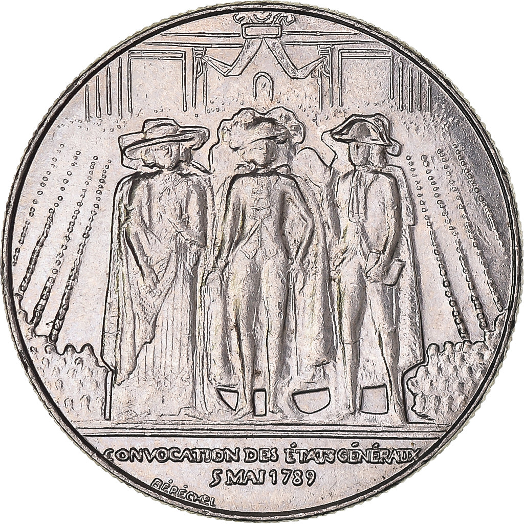 Moneta, Francja, États généraux, Franc, 1989, Paris, EF(40-45), Nikiel