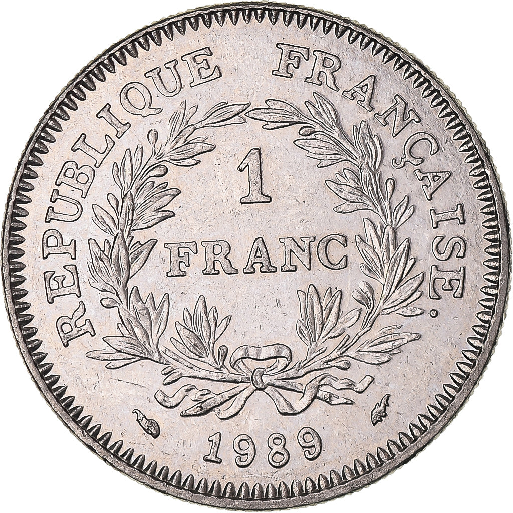 Moneta, Francja, États généraux, Franc, 1989, Paris, EF(40-45), Nikiel