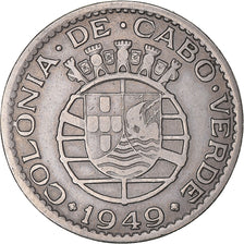 Monnaie, Cap-Vert, Escudo, 1949, TTB, Laiton, KM:7