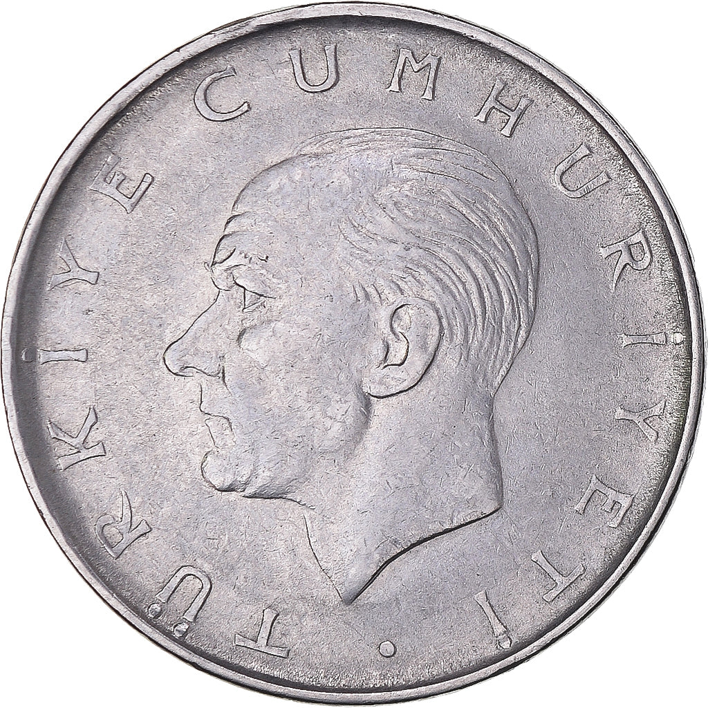 Münze, Türkei, Lira, 1967, SS, Acmonital (ferritique), KM:889a.2