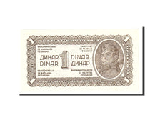Banknote, Yugoslavia, 1 Dinar, 1944, Undated, KM:48a, UNC(65-70)