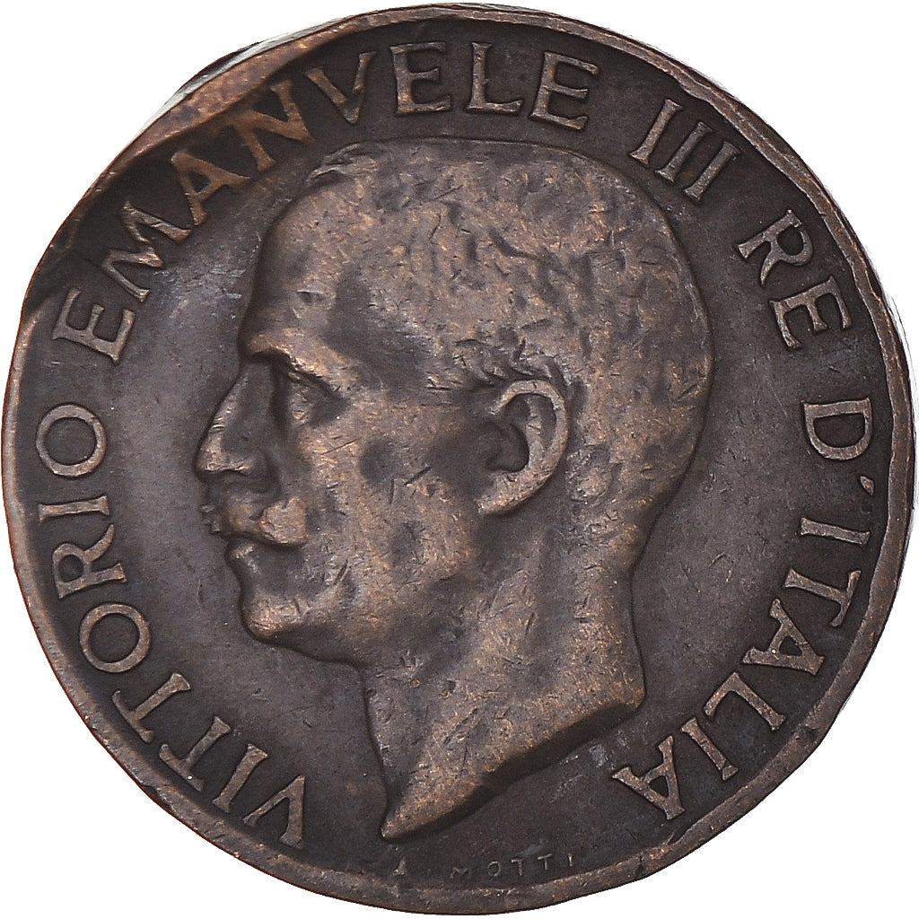 Moneta, Włochy, Vittorio Emanuele III, 5 Centesimi, 1930, Rome, VF(20-25)