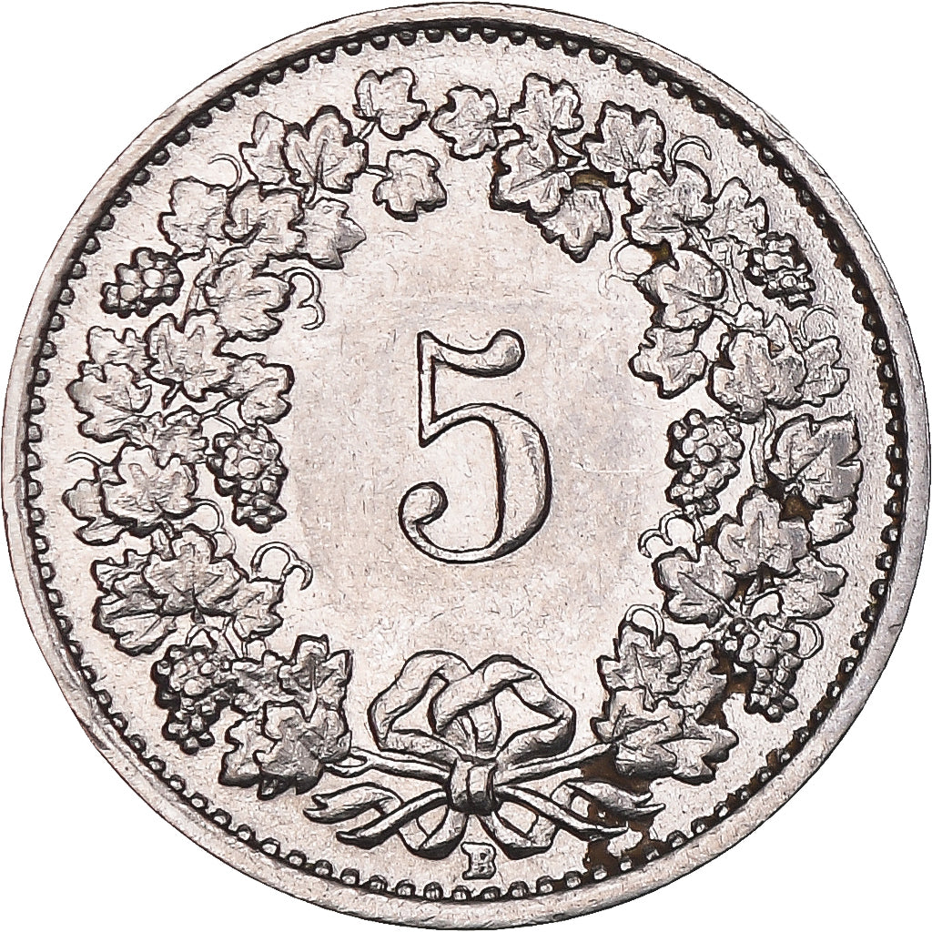 Moneta, Svizzera, 5 Rappen, 1941, BB, Nichel, KM:26b