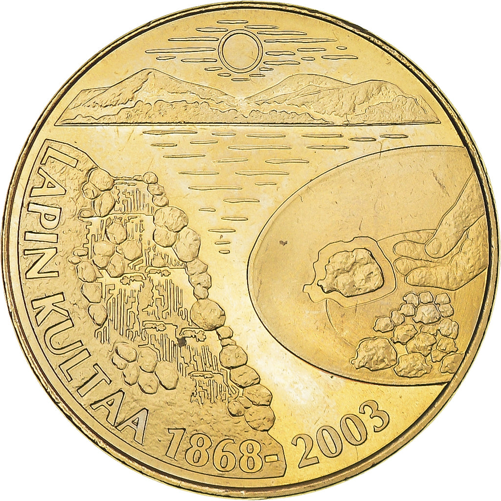 Finlande, Jeton, L'or de Laponie, 2003, SPL, Cupro-nickel Aluminium