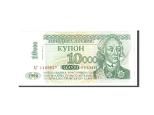 Banknote, Transnistria, 10,000 Rublei on 1 Ruble, 1994, Undated, KM:29