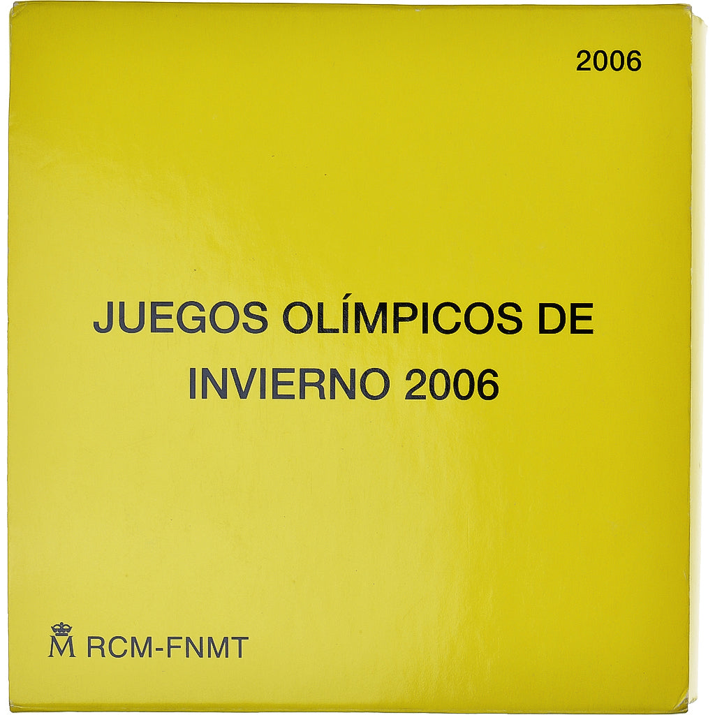 España, 10 Euro, 2005-2006, Madrid, JO 2006 de Turin.BE, FDC, Plata, KM:1064