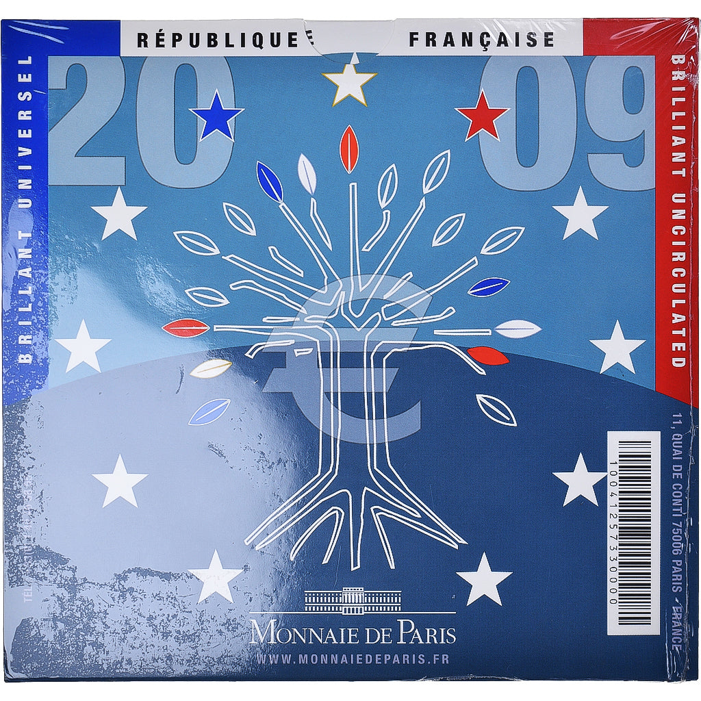 Francia, Monnaie de Paris, Euro-Set, 2009, FDC, (Sin composición)