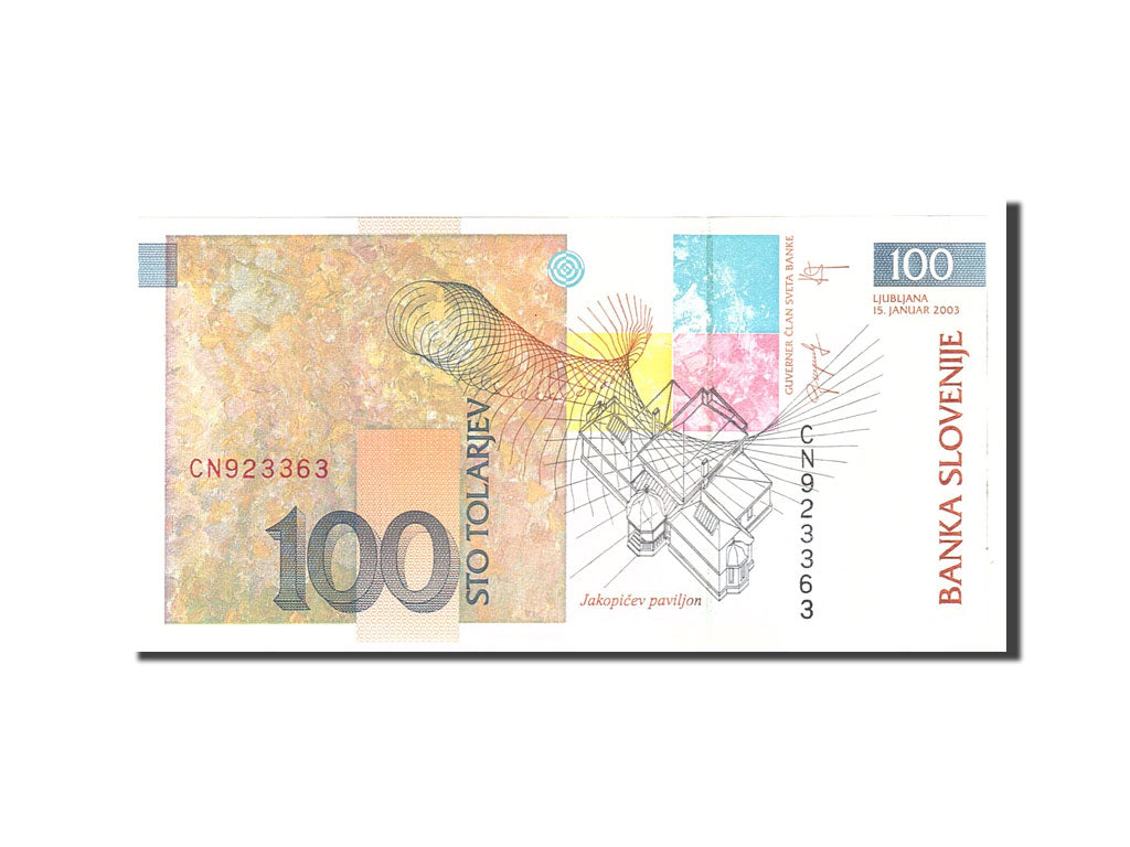 Slovenia, 100 Tolarjev, 2003, KM:31a, 2003-01-15, UNC(65-70)
