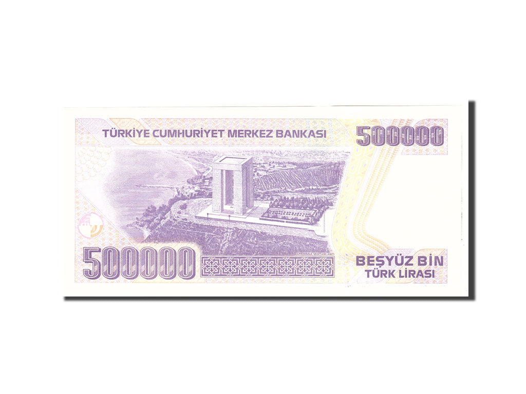 Banknote, Turkey, 500,000 Lira, 1998, Undated, KM:212, UNC(65-70)