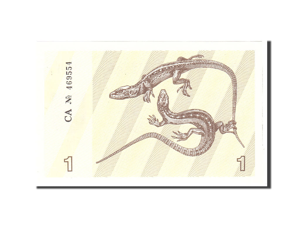 Billet, Lithuania, 1 (Talonas), 1991, Undated, KM:32a, SPL