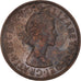 Coin, Great Britain, Elizabeth II, 1/2 Penny, 1963, VF(30-35), Bronze, KM:896