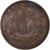Coin, Great Britain, Elizabeth II, 1/2 Penny, 1963, VF(30-35), Bronze, KM:896