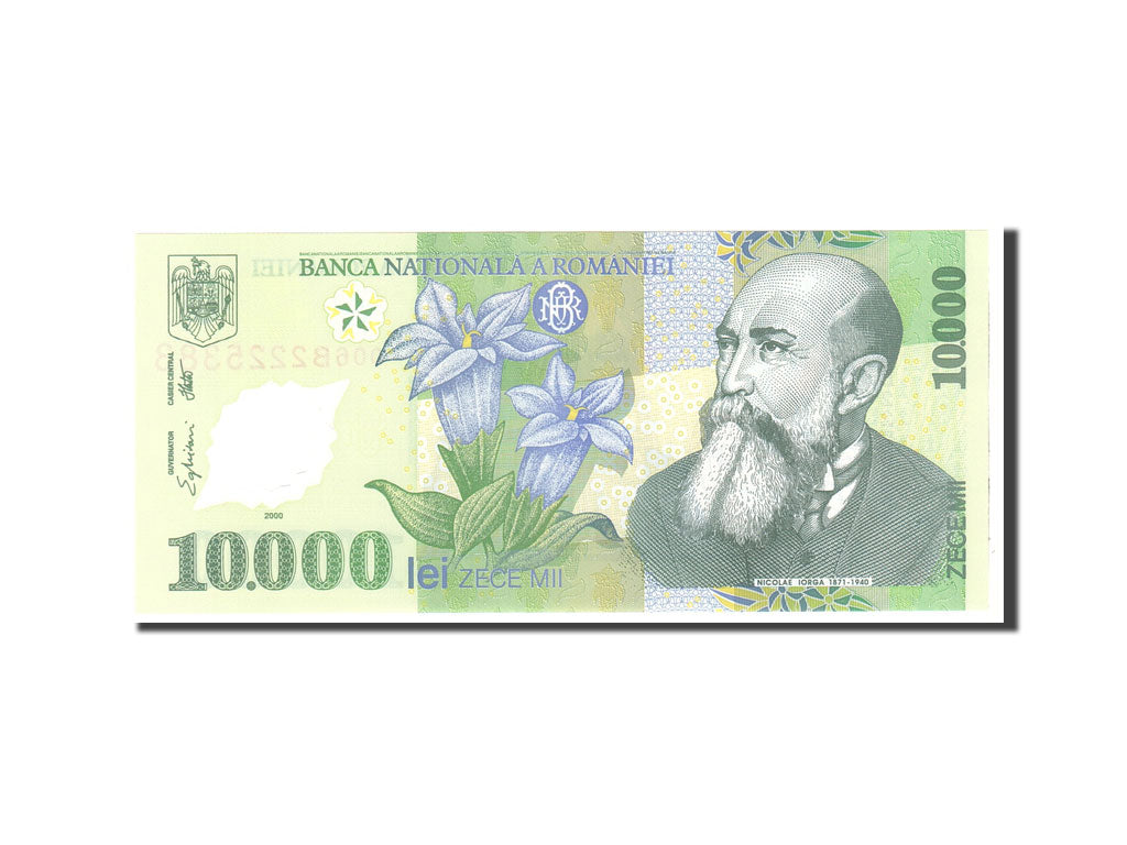 Romania, 10,000 Lei, 2000, KM:112a, Undated, UNC(65-70)