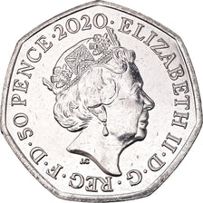 Coin, Great Britain, 50 Pence, 2020, 5th portrait; Diverse Britain, MS(63)