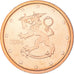 Finland, 2 Euro Cent, 2004, MS(63), Copper Plated Steel, KM:99