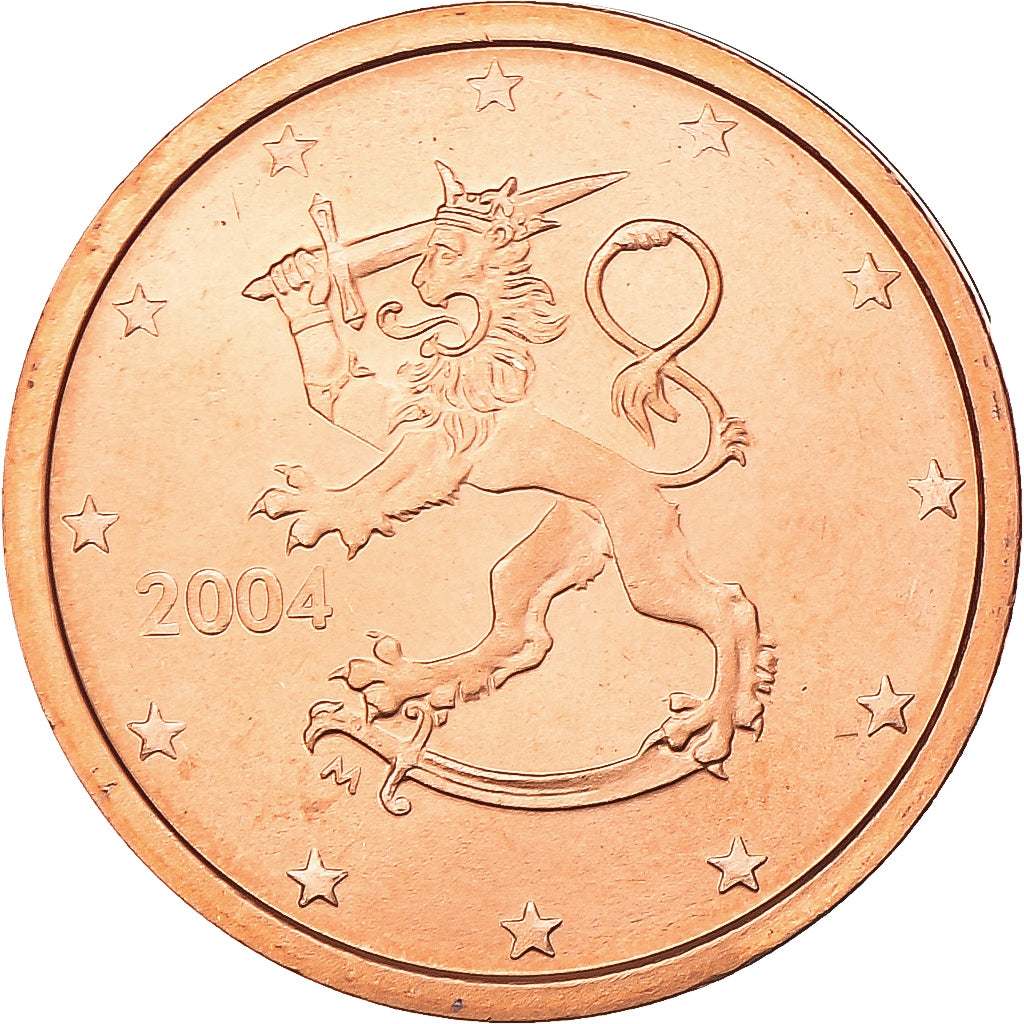 Finlandia, 2 Euro Cent, 2004, FDC, FDC, Cobre chapado en acero, KM:99