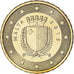 Malte, 10 Euro Cent, 2015, BU, FDC, Or nordique, KM:128