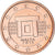 Malta, 2 Euro Cent, 2015, BU, STGL, Acier plaqué cuivre, KM:126