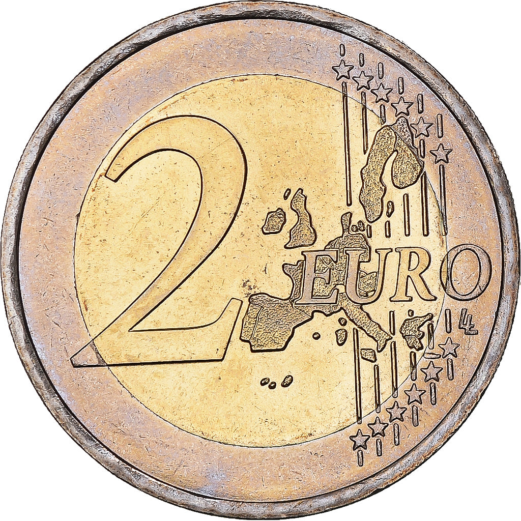 Monaco, 2 Euro, 2001, Paris, MS(63), Bi-Metallic, KM:186