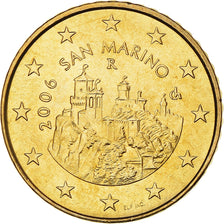 San Marino, 50 Euro Cent, 2006, Rome, MS(63), Brass, KM:445