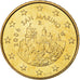San Marino, 50 Euro Cent, 2006, Rome, MS(63), Brass, KM:445