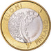 Finland, 5 Euro, Provinces - Finland proper, 2010, Vantaa, MS(63), Bi-Metallic