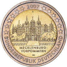 GERMANY - FEDERAL REPUBLIC, 2 Euro, Mecklembourg, 2007, Berlin, MS(63)