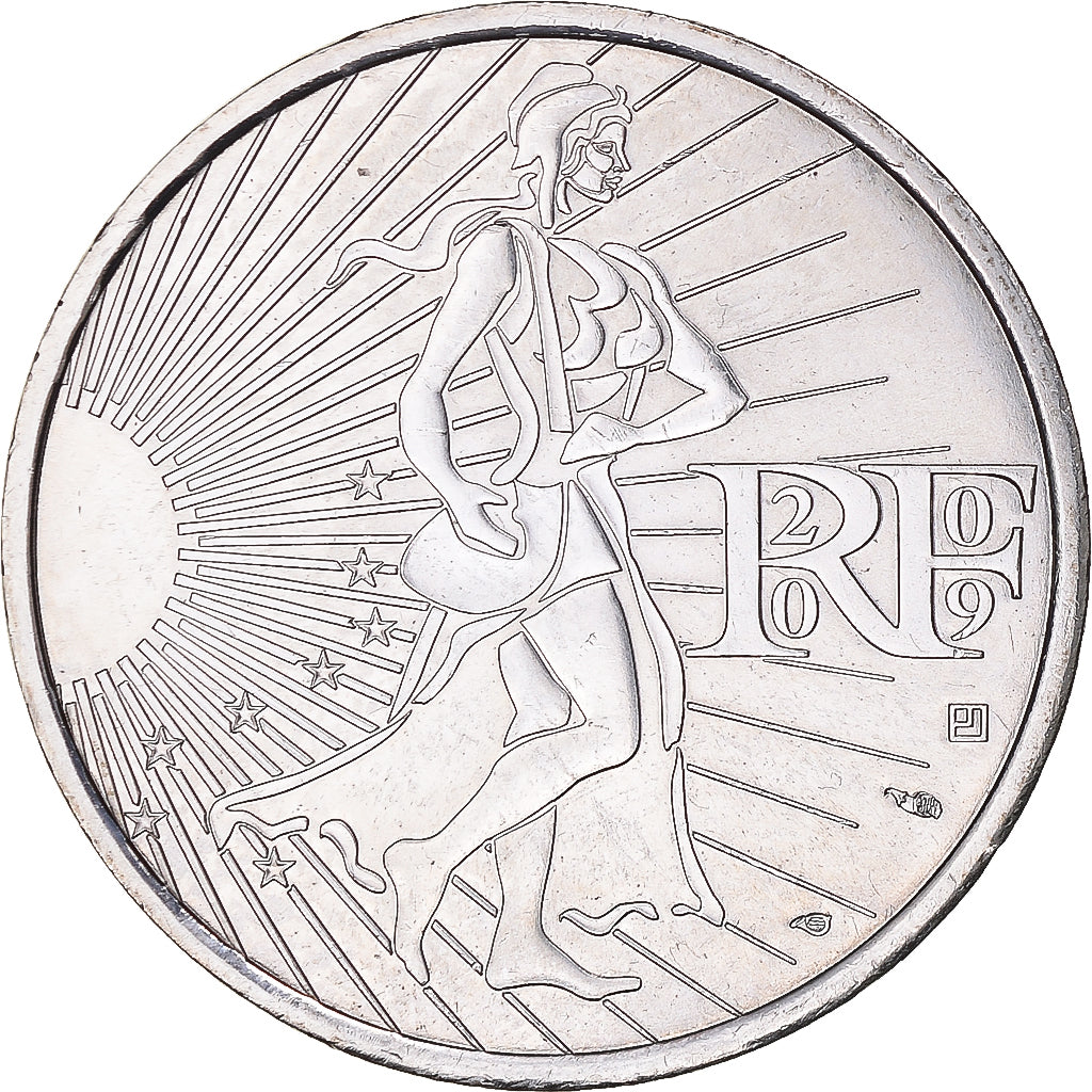 Francia, 10 Euro, 2009, Paris, SPL-, Argento, Gadoury:EU337, KM:1580