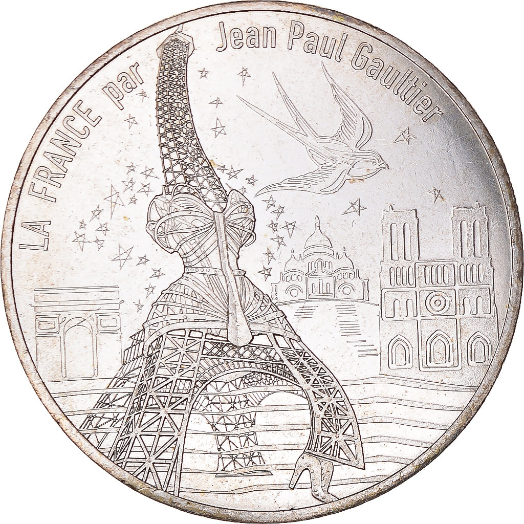 France, 10 Euro, Jean Paul Gaultier, 2017, 13, MS(64), Silver