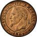 Moneda, Francia, Napoleon III, Napoléon III, Centime, 1861, Strasbourg, EBC+