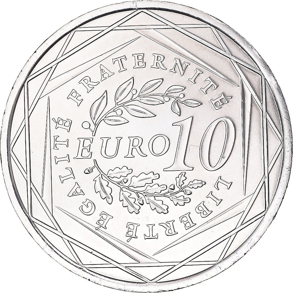 França, 10 Euro, 2009, Paris, Semeuse FDC, MS(65-70), Prata, Gadoury:EU337