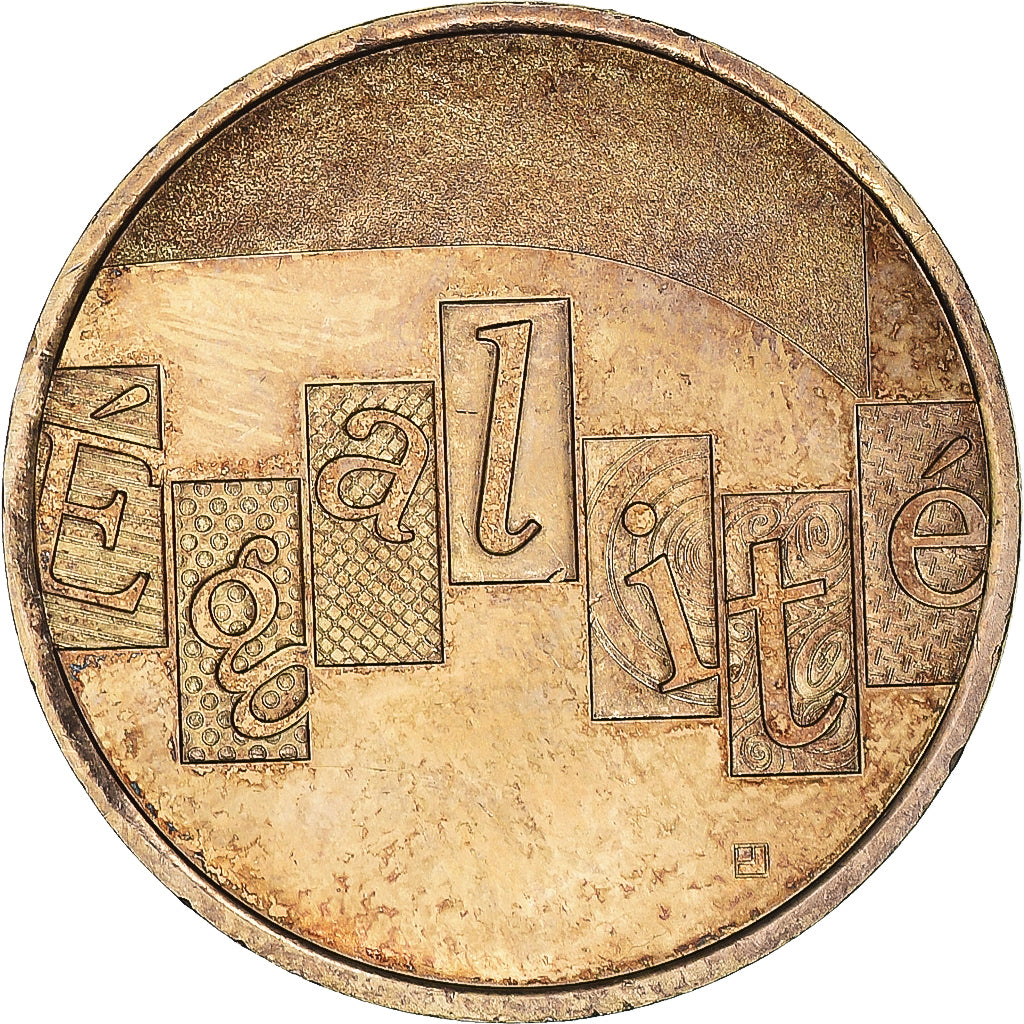 Francia, 5 Euro, Egalité, 2013, Paris, BC+, Plata