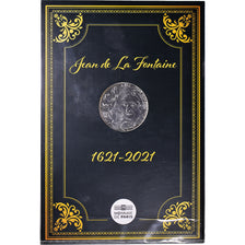 France, 10 Euro, 2021, Monnaie de Paris, Jean de la Fontaine.BU, MS(65-70)