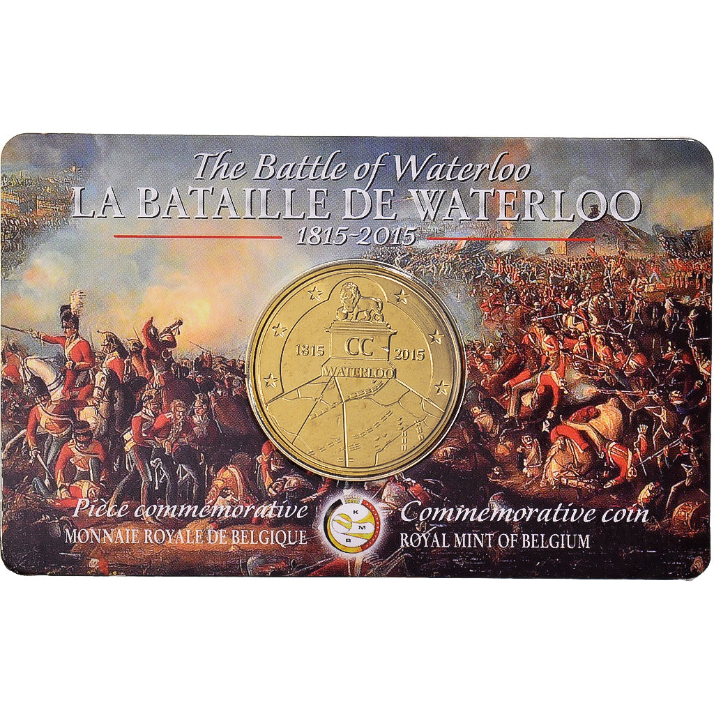 Belgium, 2.5 EURO, 2015, Royal Belgium Mint, Bataille de Waterloo .FDC