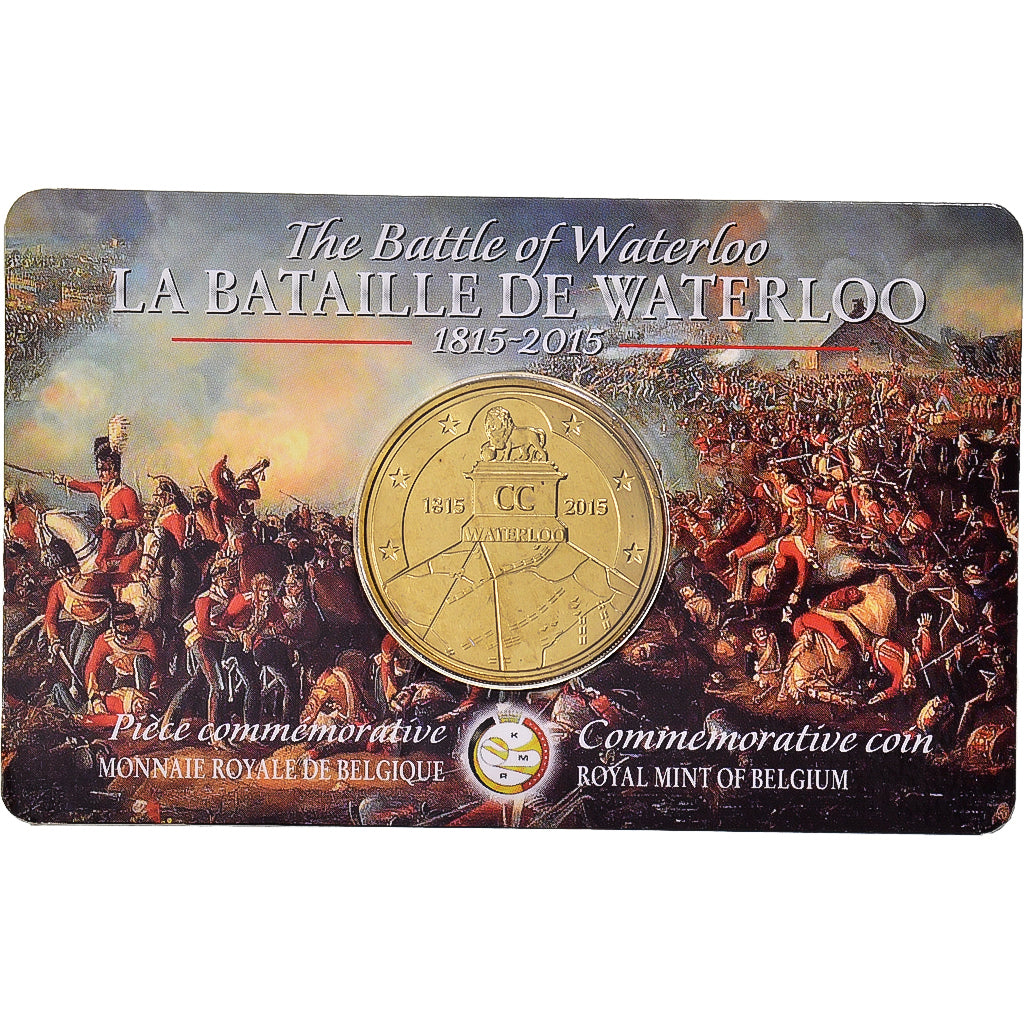 Belgium, 2.5 EURO, 2015, Royal Belgium Mint, Bataille de Waterloo .FDC