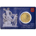 VATICAN CITY, 50 Euro Cent, 2012, Rome, Coin card, MS(65-70), Brass