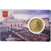 VATICAN CITY, 50 Euro Cent, 2015, Rome, Coin card, MS(65-70), Brass