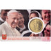 VATICAN CITY, 50 Euro Cent, 2020, Rome, Coin Card n°11 FDC, MS(65-70), laiton