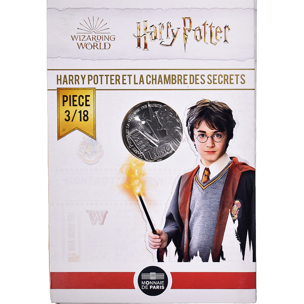 France, 10 Euro, 2021, Monnaie de Paris, Harry Potter et la chambre des secrets