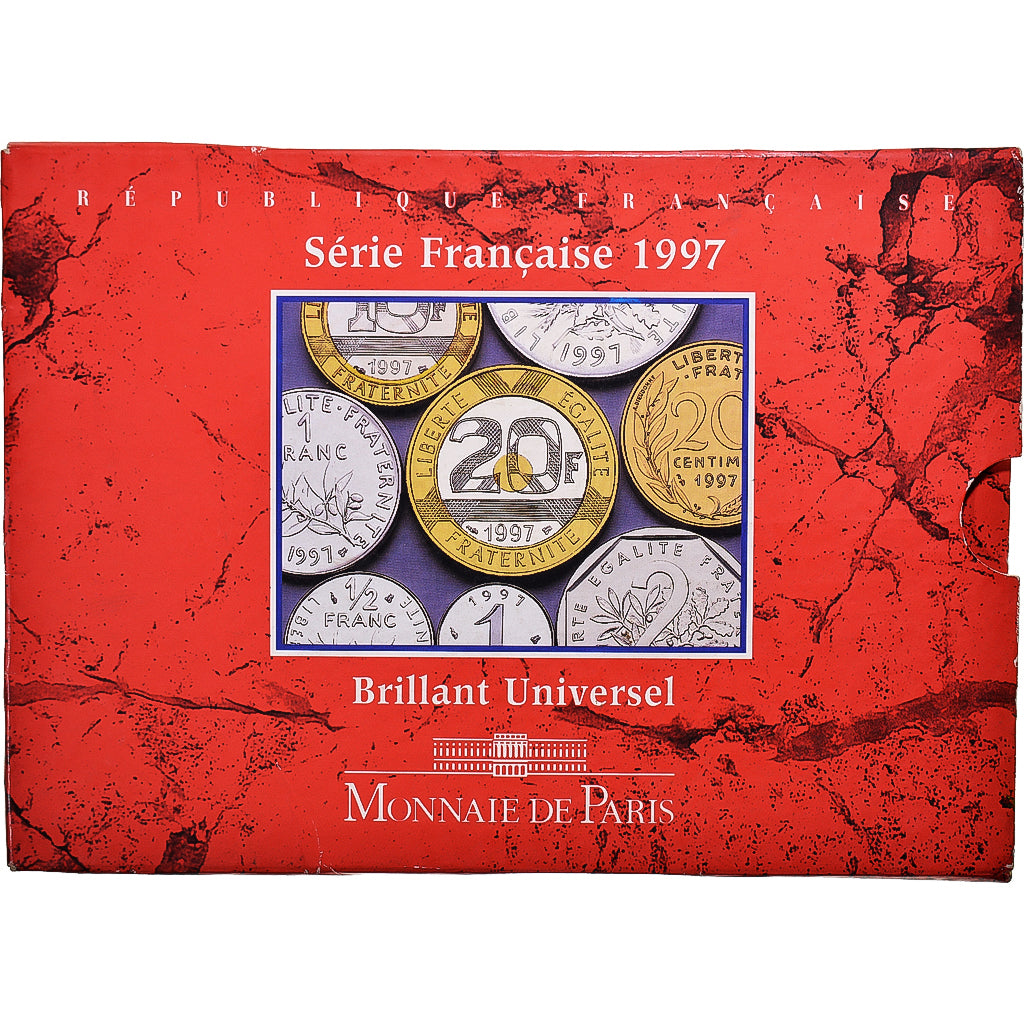 Moneda, Francia, Set, 1997, Set 1c à 20 fr.BU, FDC, Sin información