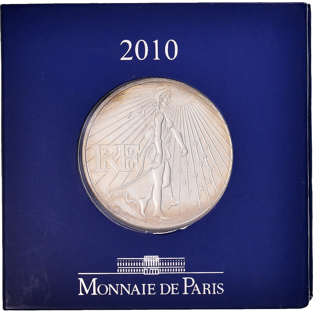 Francia, Monnaie de Paris, 50 Euro, 2010, Paris, Semeuse, FDC, Argento, KM:1644
