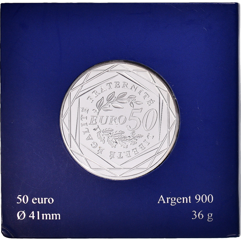 Francia, Monnaie de Paris, 50 Euro, 2010, Paris, Semeuse, FDC, Argento, KM:1644