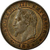 Coin, France, Napoleon III, Napoléon III, Centime, 1861, Strasbourg, AU(55-58)