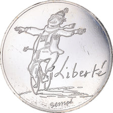 França, 10 Euro, Liberté Hiver Sempé, 2014, Paris, MS(63), Prata