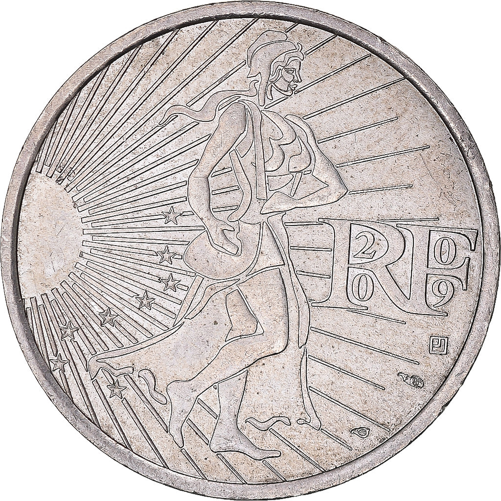 France, 10 Euro, 2009, Paris, TTB+, Argent, KM:1580