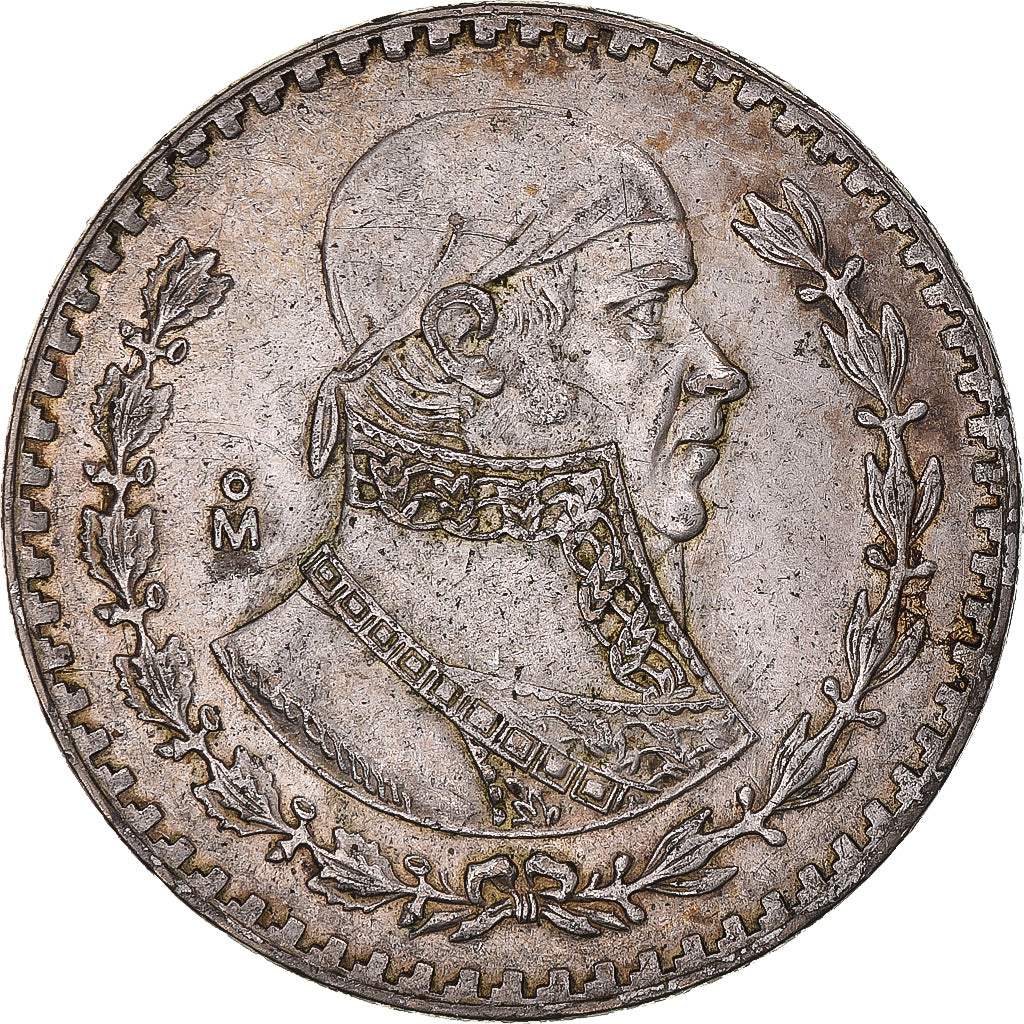Coin, Mexico, Peso, 1967, Mexico City, EF(40-45), Silver, KM:459