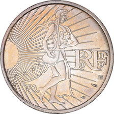 France, 10 Euro, 2009, MS(63), Silver, KM:1580