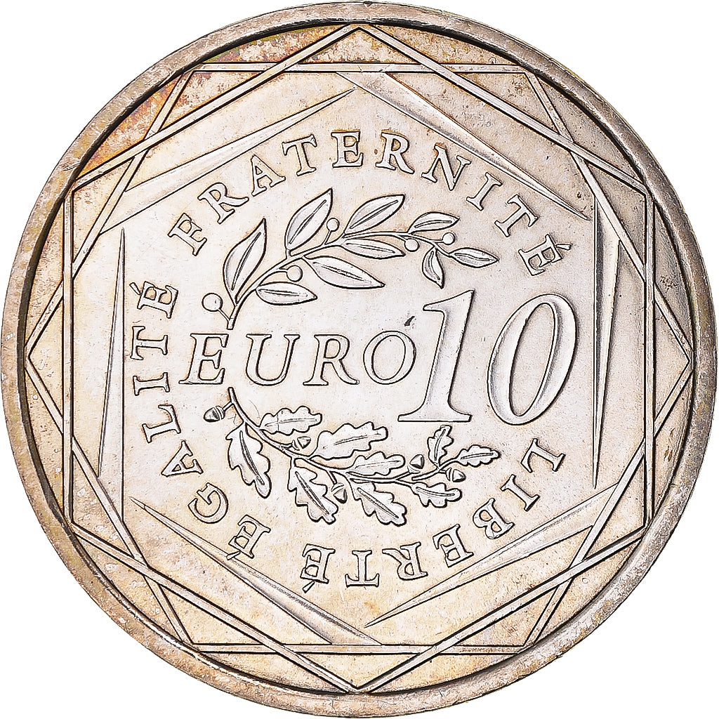 France, 10 Euro, 2009, MS(63), Silver, KM:1580